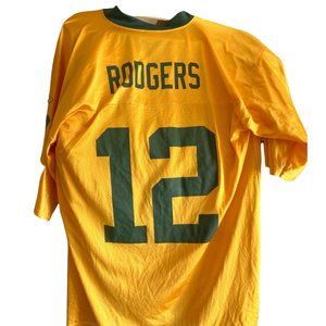 Aaron Rodgers Green Bay Packers Jersey (Large) Authentic NFL Players Gear